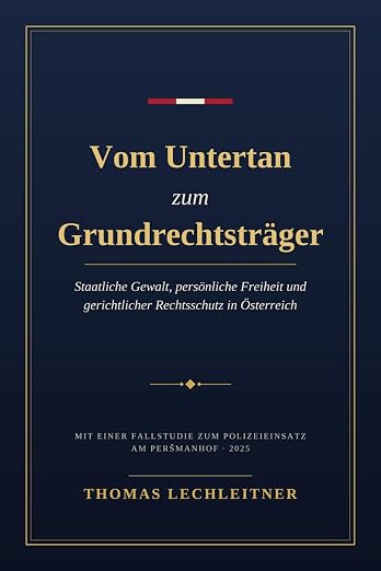 Buchcover: Vom Untertan zum Grundrechtsträger